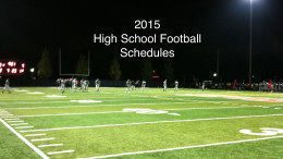 high school football schedule