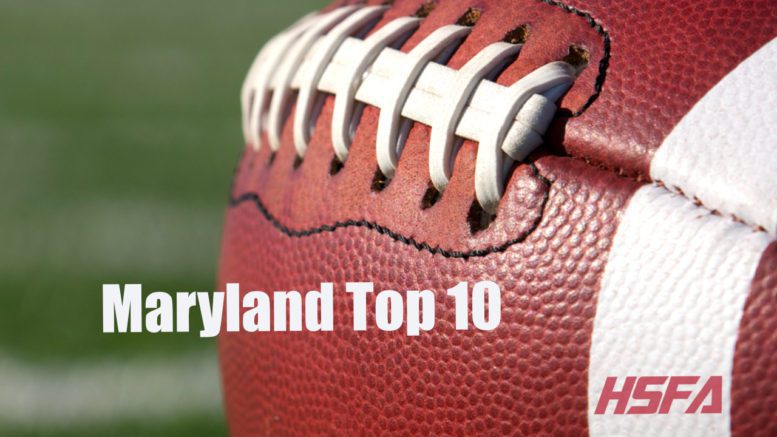 maryland high school football top 10