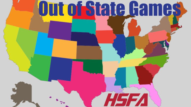 out of state high school football games