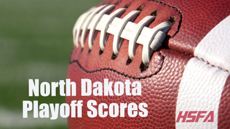 North Dakota high school football playoff scores
