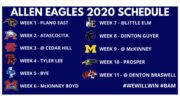 allen eagles high school football
