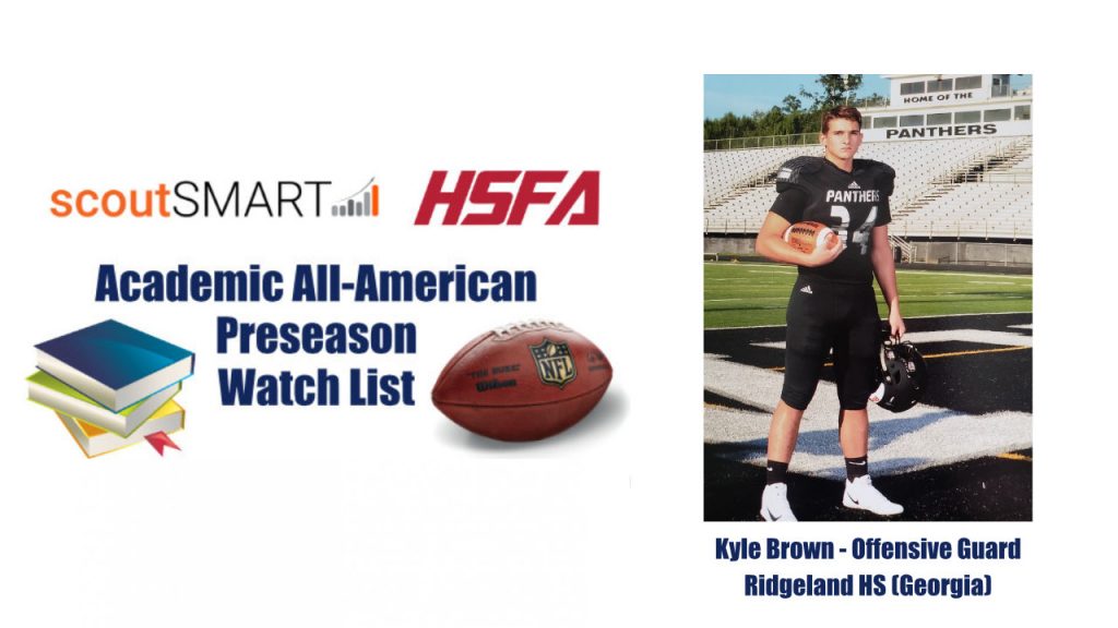 Ridgeland (Georgia) OG Kyle Brown makes scoutSMART High School Football America Preseason