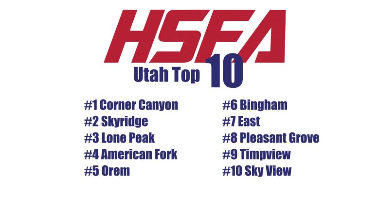 utah top 10 high school football rankings