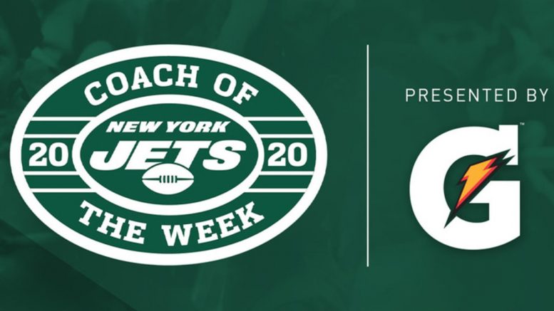 new york jets coach of the week