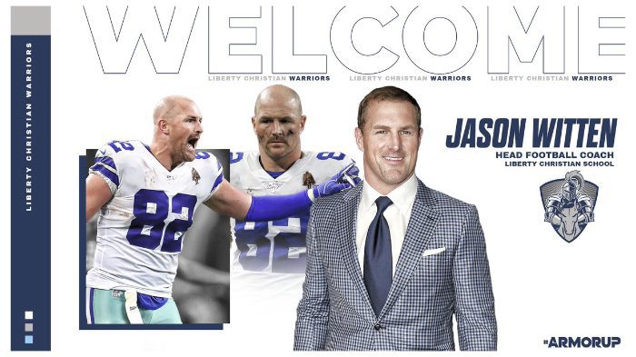 Former NFL Tight End Jason Witten hired by Texas high school football  program as head coach - High School Football America