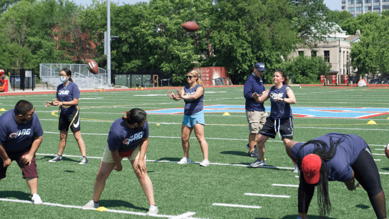 Chicago Bears team-up with Chicago Public League for girls' flag