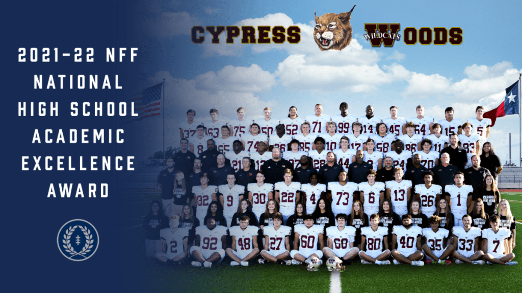 Cypress Woods High School (Texas) named winner of the National Football