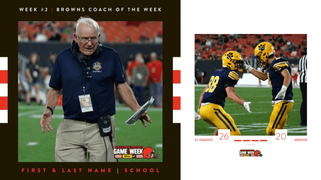 Legendary St. Ignatius head coach Chuck Kyle named Cleveland Browns HS  Coach of the Week - High School Football America