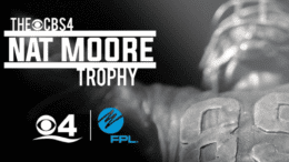 the cbs4 nat moore trophy honors south florida high school football players