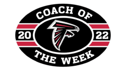 each week during the 2022 season, the atlanta falcons name a high school coach of the week