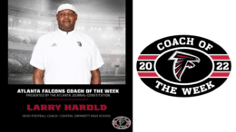 the atlanta falcons name central gwinnett larry harold their week 4 coach of the week