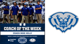 indianpolis colts name mike kelly coach of the week