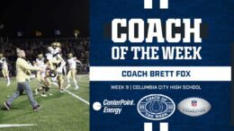indianapolis colts name brett fox of columbia city coach of the week