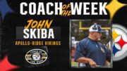 john skiba of apollo-ridge high school named pittsburgh steelers coach of the week