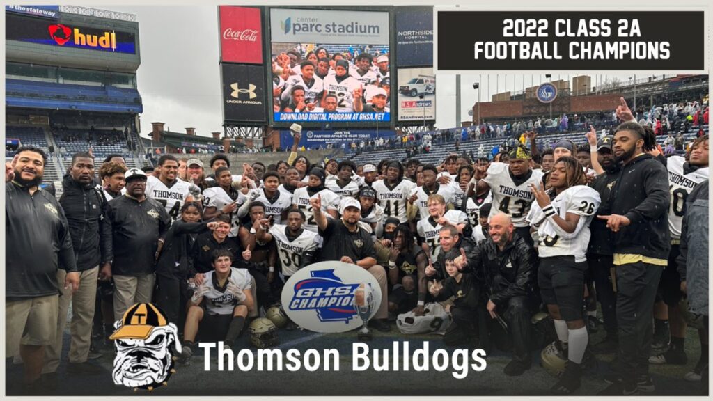 Thomson wins Georgia 2A state high school football championship by