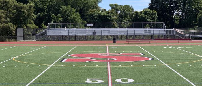 away grandstands at somers high school in new york