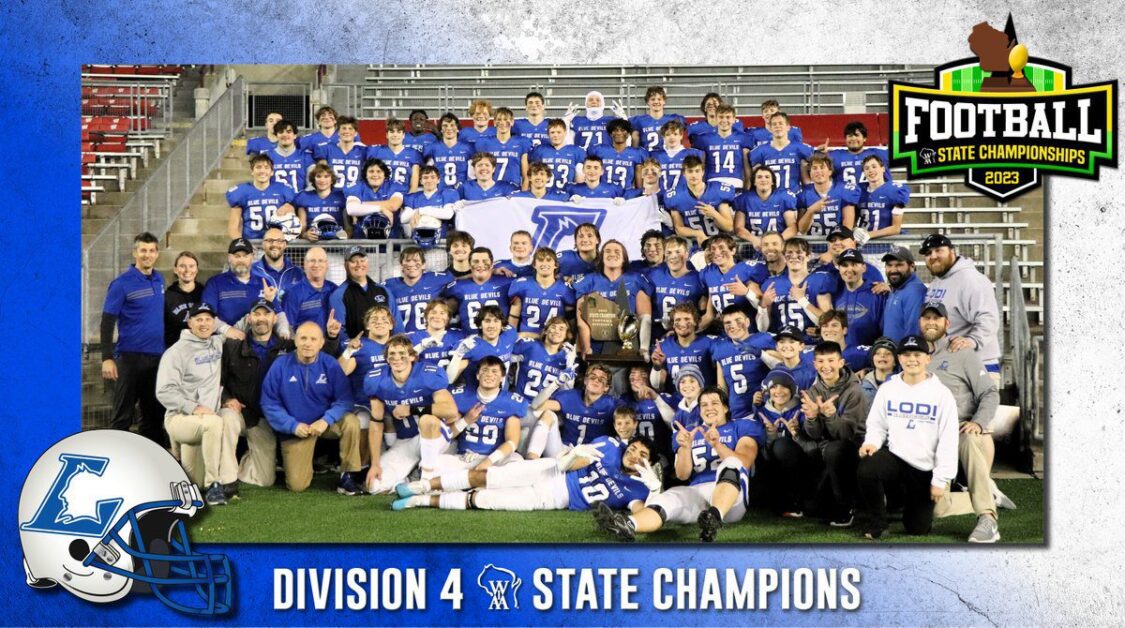 Wisconsin high school state football championship scores Divisions 4-7