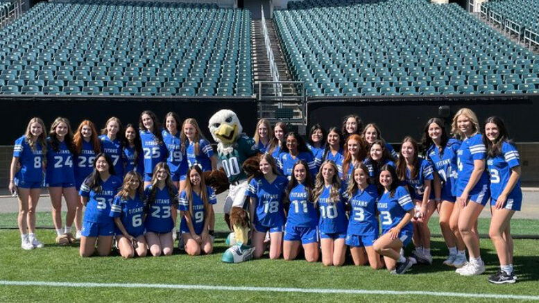philadelphia eagles hold their 3rd annual girls flag high school football jamboree
