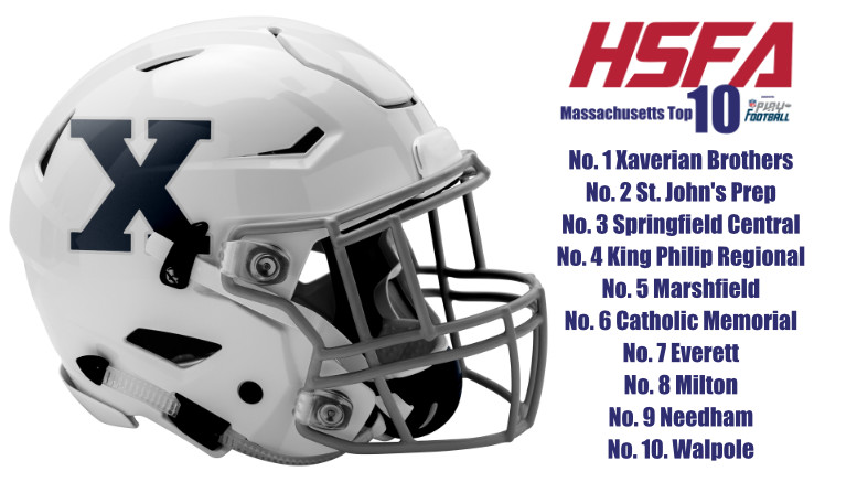 Xaverian Brothers finishes No. 1 in the 2023 High School Football America Massachusetts Top 10 high school football rankings