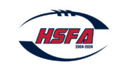 high school football america celebrates its 15th anniversary with a new logo for the website covering news, rankings and scores.