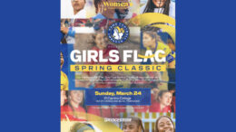the rams will hold its first-ever girls flag spring high school football clinic.