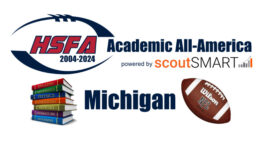 The 2023 High School Football America Michigan Academic All-America team salutes high school student-athletes with a GPA of 3.7 or higher.