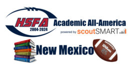 The High School Football America 2023 New Mexico Academic All-America Team salutes student-athletes with a 3.7 GPA or higher.