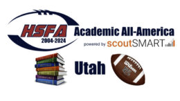 The 2023 High School Football America Utah Academic All-America Team honors student-athletes with a 3.7 GPA or higher.