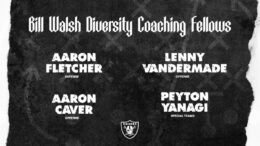 Las Vegas Raiders' Bill Walsh Diversity Coaching Fellows.
