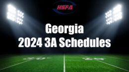 2024 Georgia high school football schedules.