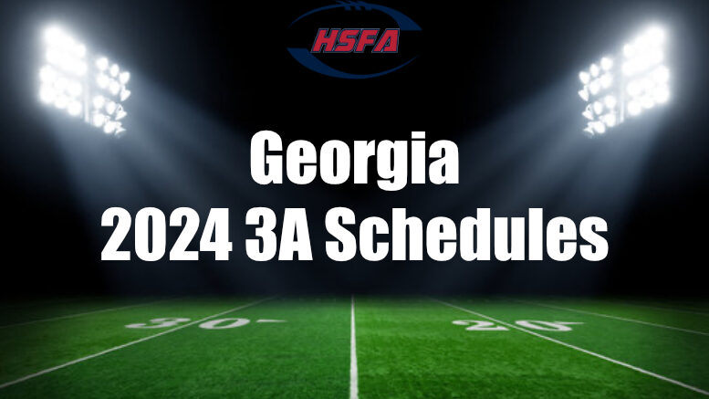 2024 Georgia high school football schedules.