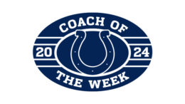 coach of the week for the indianapolis colts for 2024 season.