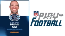 coach of the week for the Tennessee titans is Brian Nix of Alcoa