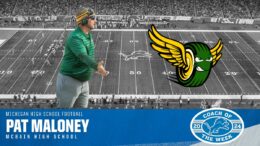 pat Maloney of Mcbain high school is Detroit Lions coach of the week