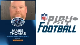 Tennessee Titans name James Thomas of Houston Coach of the Week.