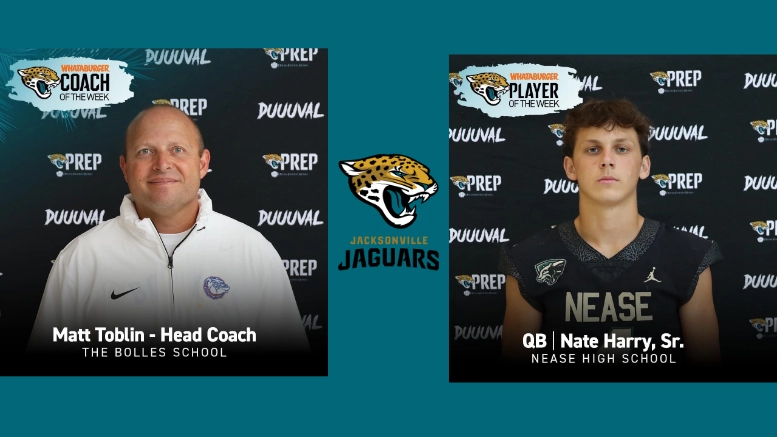 Jacksonville Jaguars Week 2 Coach and Player of the Week