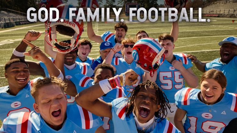 FOX Nation presents the docu-series God. Family. Football. on the Evangel Christian Academy football program.