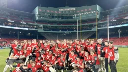 Marblehead bearts Swampscott in Thanksgiving high school football rivarlry at Fenway Park