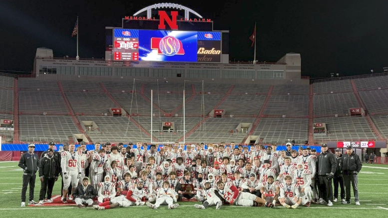 Millard South wins Nebraska Class A high school state championship.