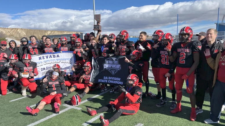 Pershing County wins Nevada 2A high school football championship