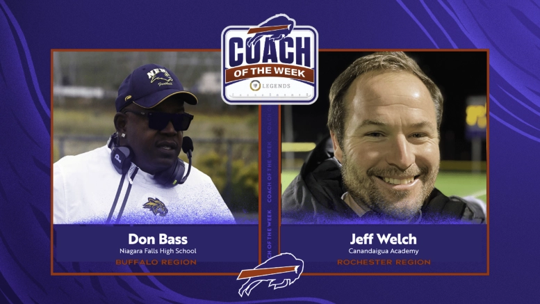 Buffalo Bills Coaches of the Week for Week 1 of the 2024 high school football season.