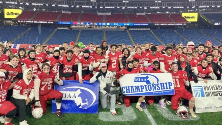 Hudson wins Massachusetts Division 6 high school football championship