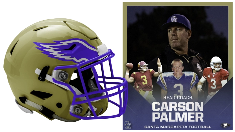 Carson Palmer is the new head football coach at Santa Margarita High School.