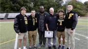 David Woods of Bishop Fenwick is the New England Patriots High. School Coach of the Week