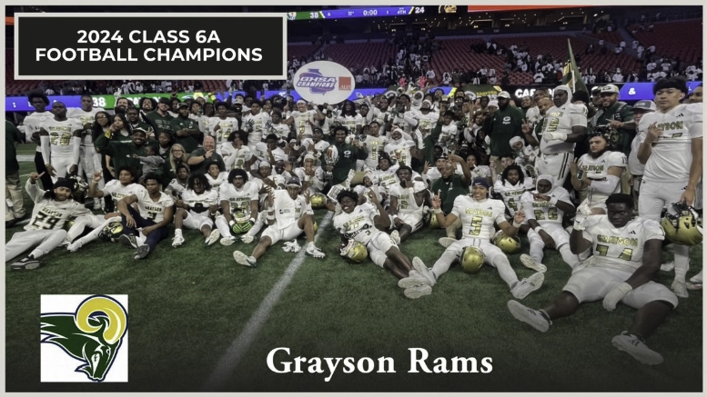 Grayson wins the 2024 6A Georgia high school football championship