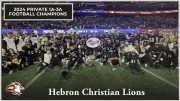 Hebron Christian wins Georgia high school football championship.